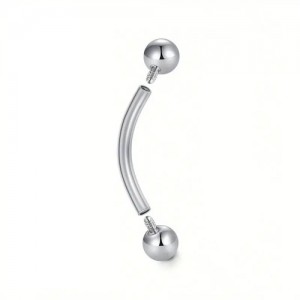 Piercing Microbell Curvo Rosca Interna Aço 316L Piercing Microbell Curvo Rosca Interna Aço 316L